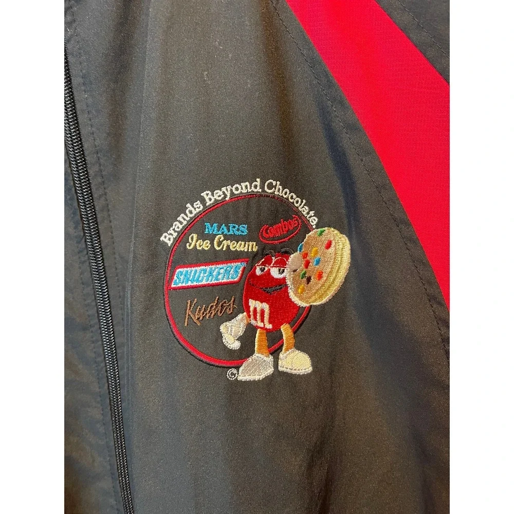 Sport Tek M&M's Dove Mars Windbreaker Jacket Size XXL Black